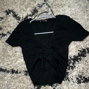 Black Zara Crop top